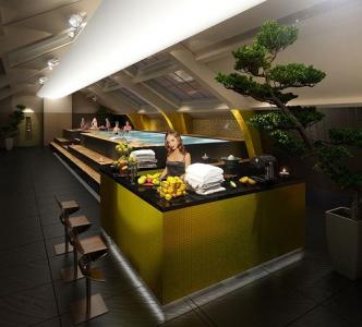 Wellness szálloda Budapesten, Continental Hotel Zara belső wellness medencéje Budapest centrumában - Continental Hotel Zara Budapest - luxus Zara Hotel Budapest centrumában wellness szolgáltatással és akciós árakkal